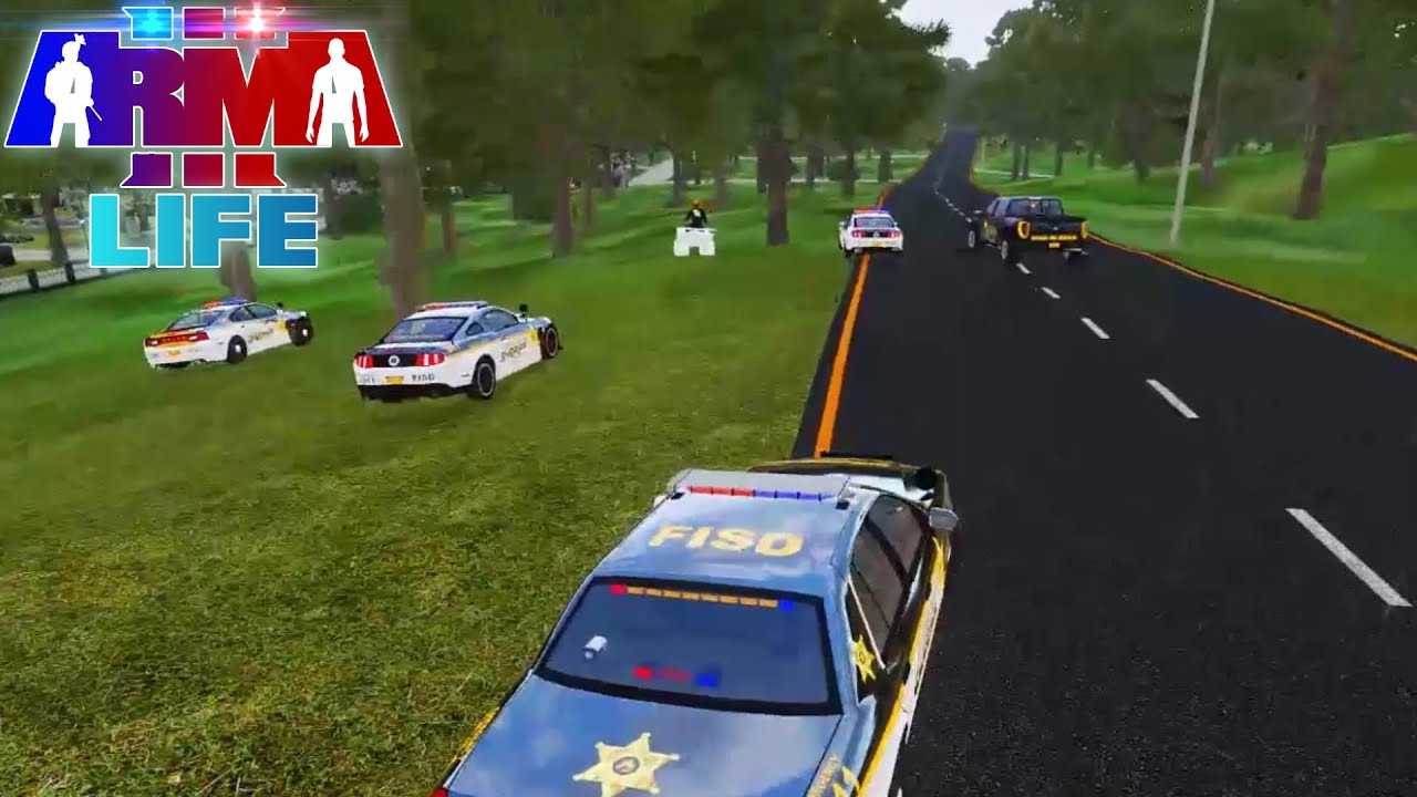 Arma 3 Life Police #8 - Pursuit Leads to Massive Shootout