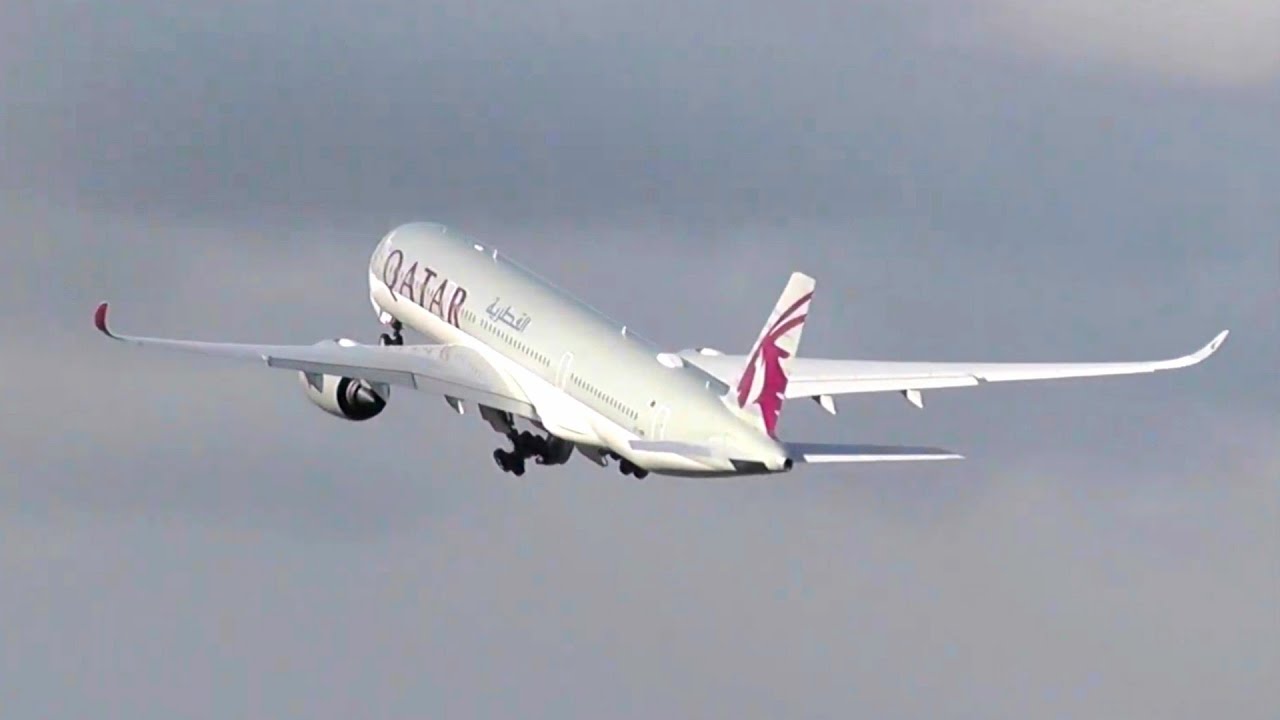 *First visit* Qatar A350-900 Arrival & Departure from Birmingham Airport (BHX)