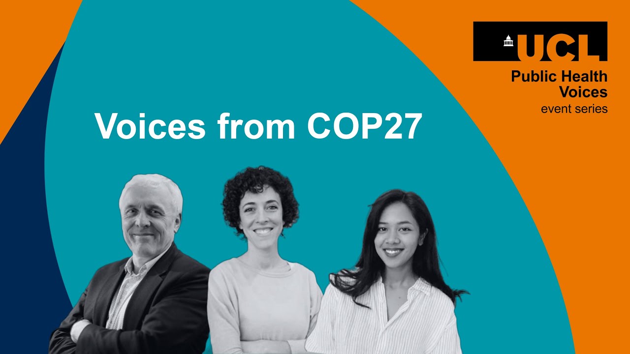 Voices from COP27 | Public Health Voices