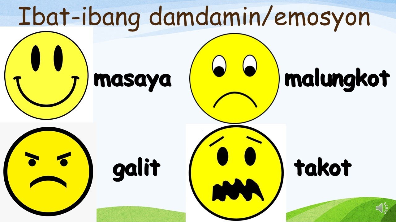 IBA'T IBANG DAMDAMIN O EMOSYON