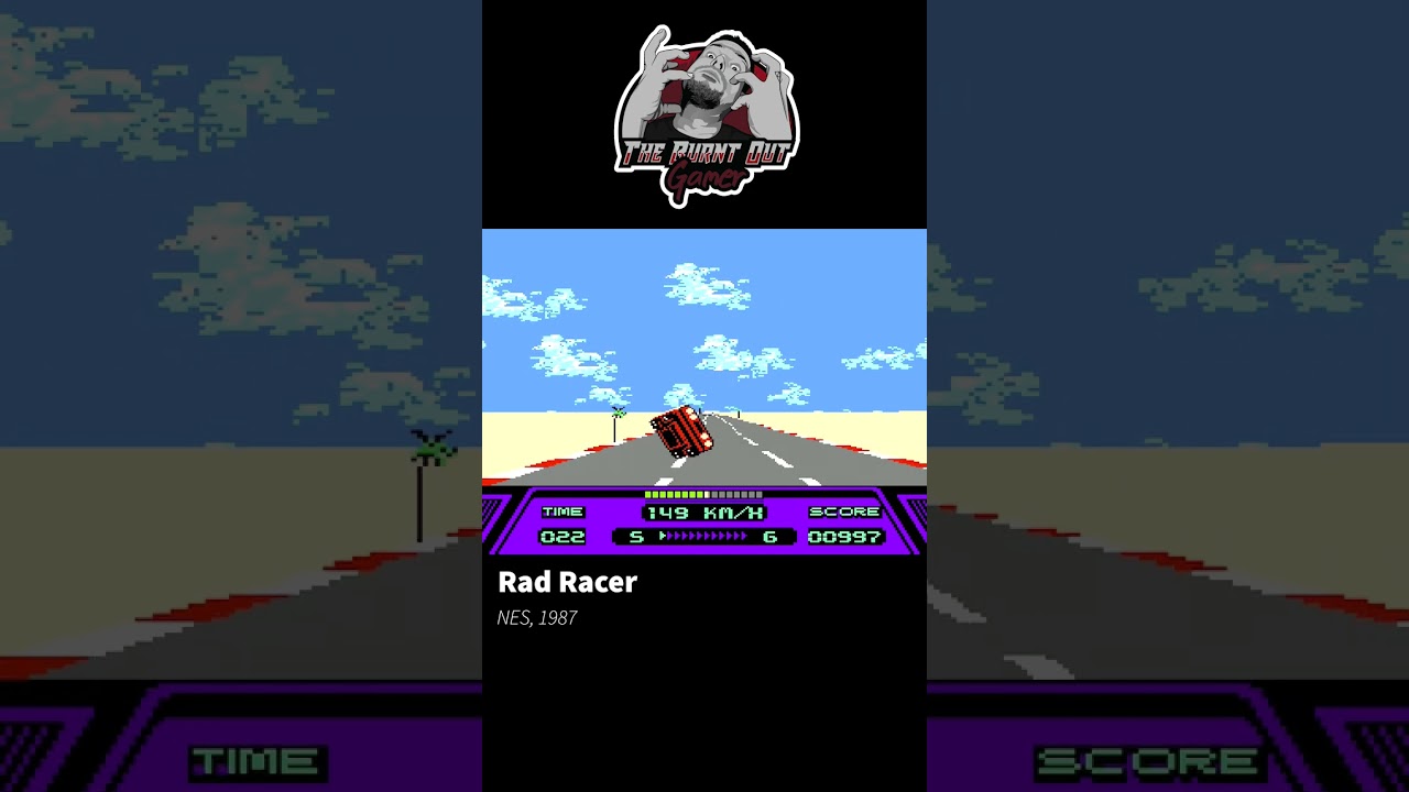 Rad Racer - NES - 1987 - Square - #retrogaming