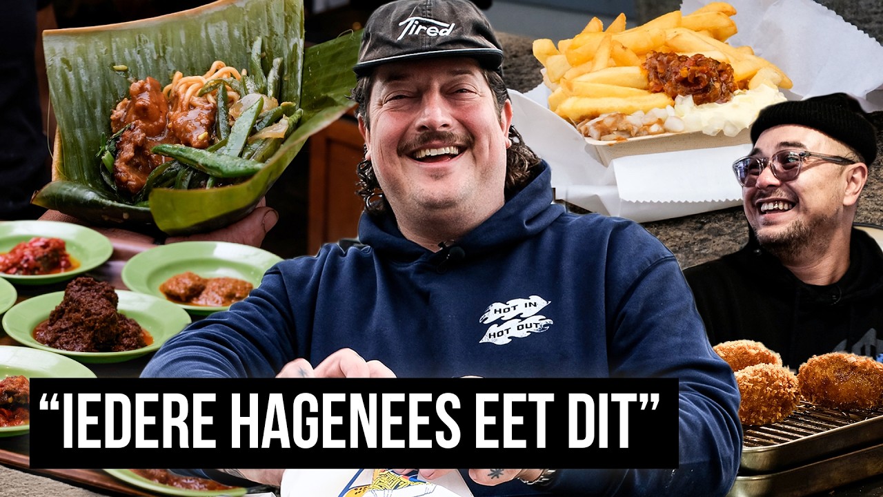 24 UUR ETEN in DEN HAAG 💛💚 Van Broodje Kipschnitzel tot het Beste Indonesische Restaurant van NL🔥