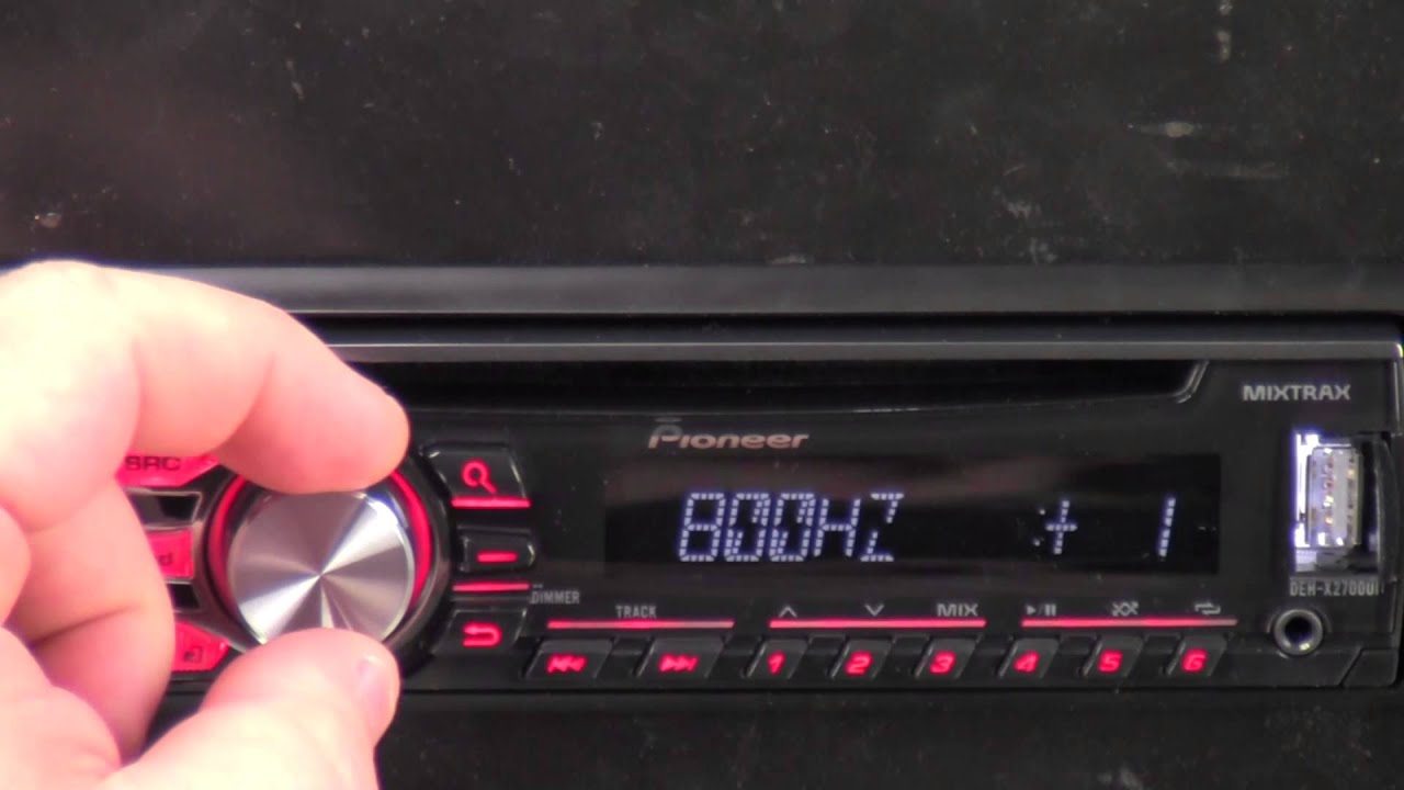 Pioneer DEH-X2700UI - Out Of The Box