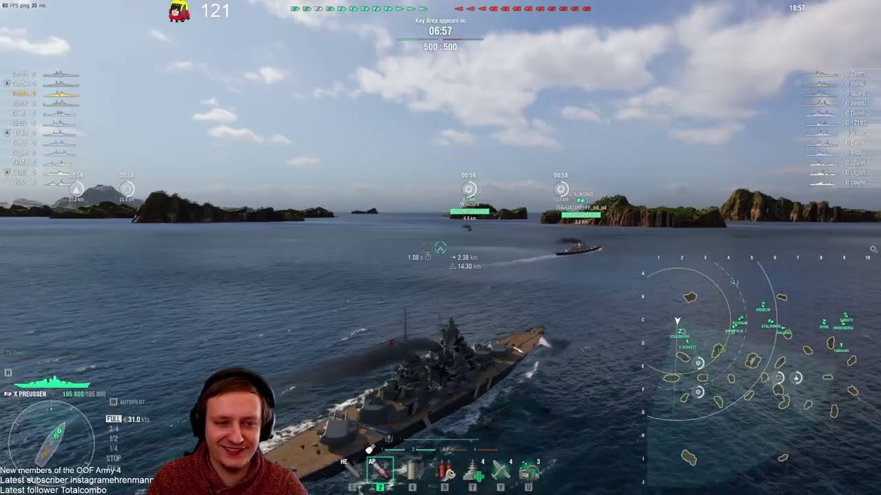 Preussen - An example of how to play a german battleship defensively