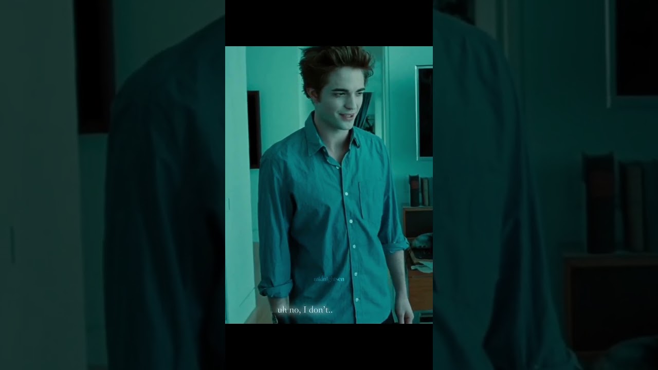 it&rsquo;s so sweet and cute how he got her a bed to sleep😭❤️ // #shorts #bellaswan #edwardcullen