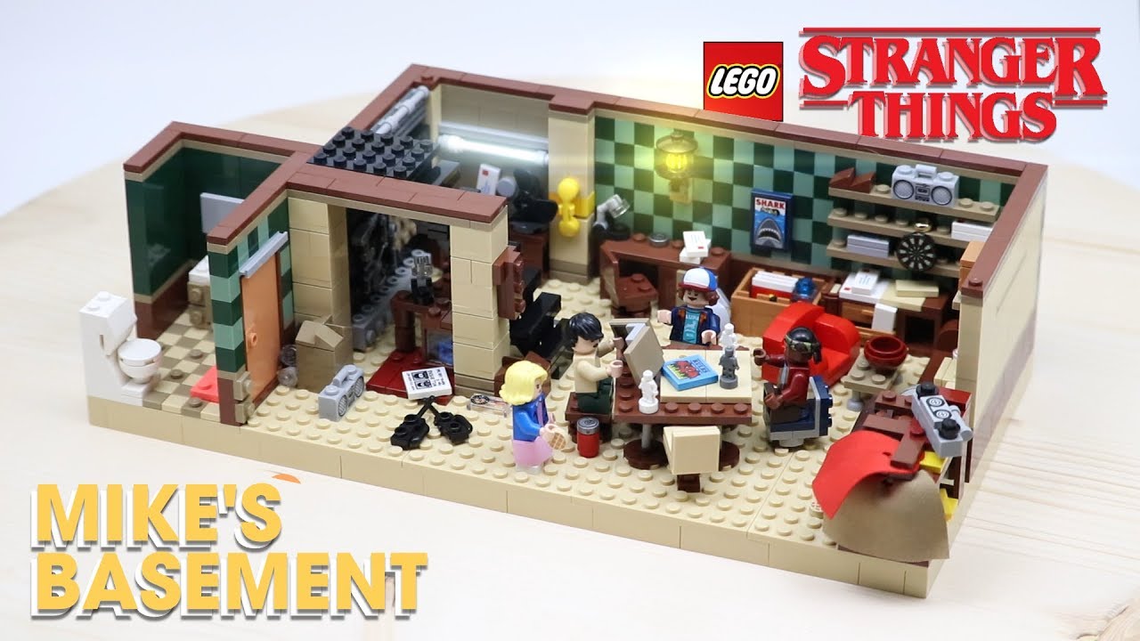 LEGO Mike's Basement From STRANGER THINGS! // Custom LEGO MOC