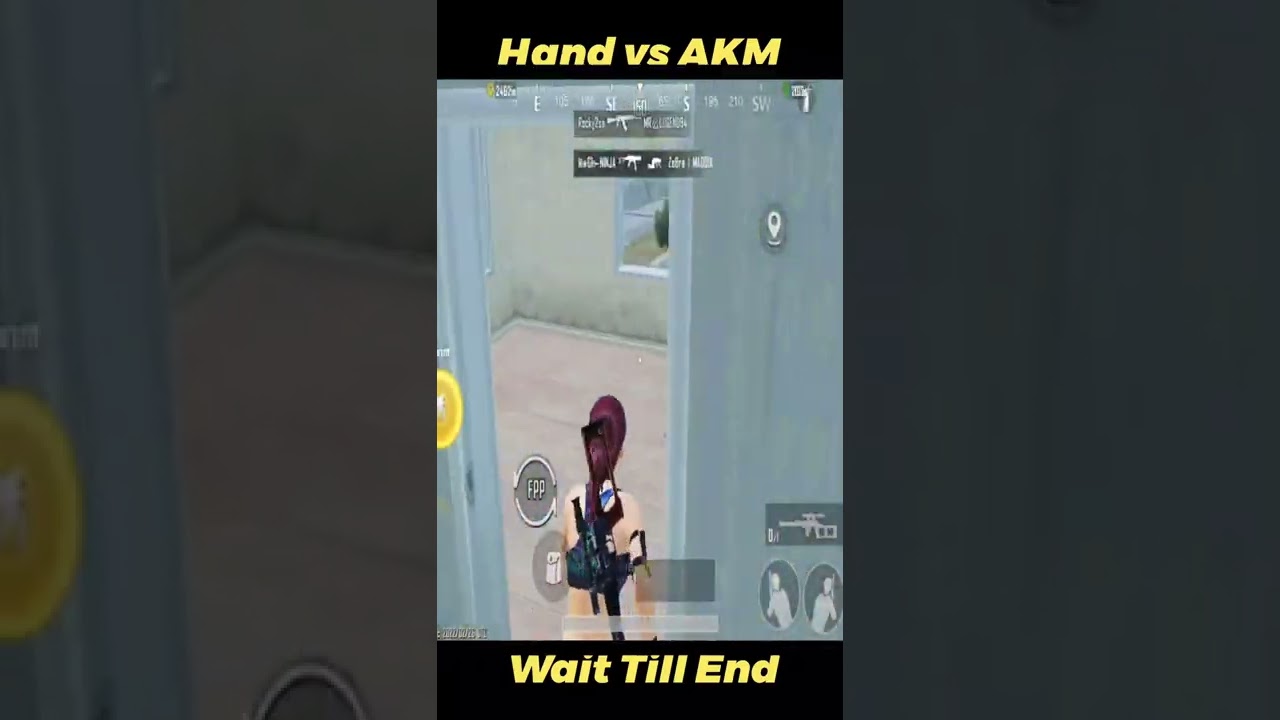 Hand Vs AKM | No Weapon | 1 vs 3 | MATHAN | PUBG | BGMI 
