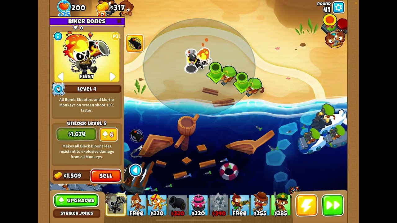 Playin BTD6 with military only