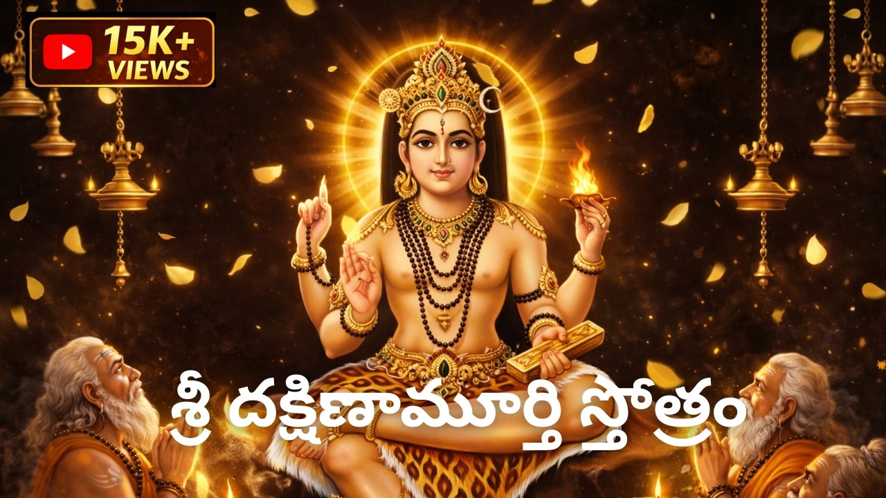 శ్రీ గురు దక్షిణామూర్తి స్తోత్రం – ఆది గురువు అనుగ్రహం | ఓం నమః శివాయ 🕉️