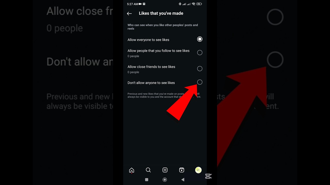 How to hide your likes on reels in Instagram