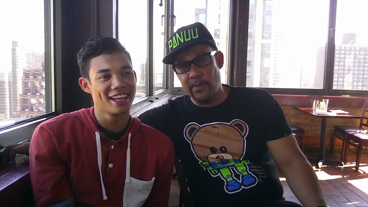 Roshon Fegan and his Dad Chats with Pixie