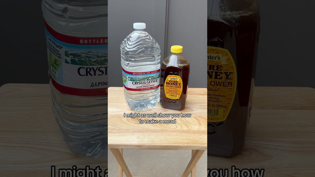 Making a classic Traditional Mead #recipe #mead #honeywine #wine #brewing #homebrew