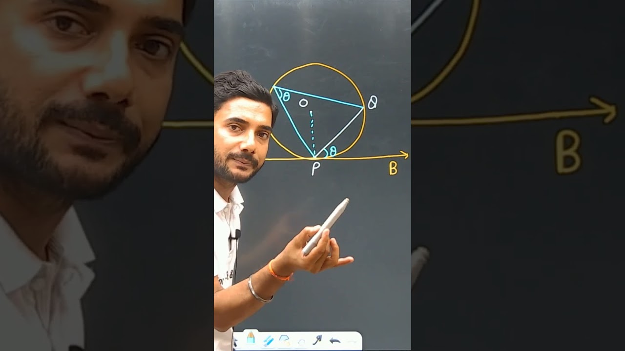 Alternate segment theorem of Circle!! Important from SSC -CGL point of view #shorts#youtube
