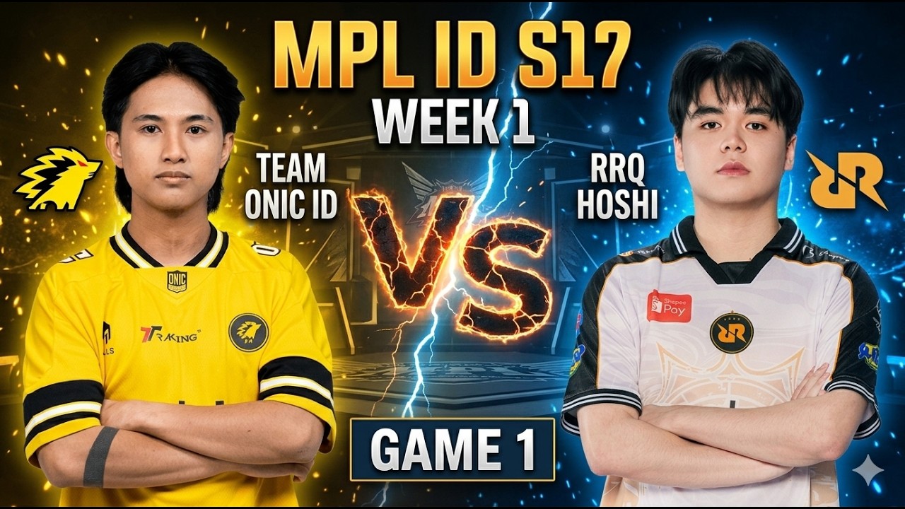 ONIC ID VS RRQ HOSHI | GAME 1 | MPL ID SEASON 17