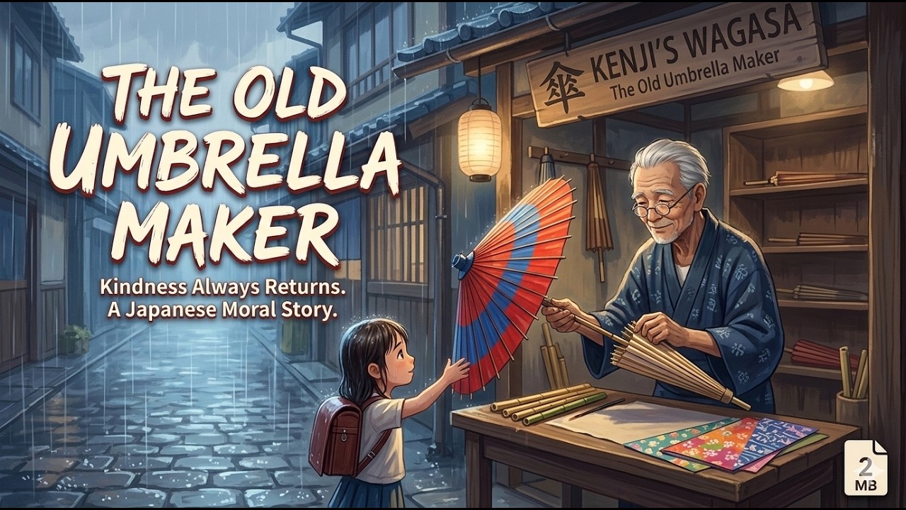 The Old Umbrella Maker ☔ | A Japanese Story That Will Touch Your Heart #viral #viralvideo #trending