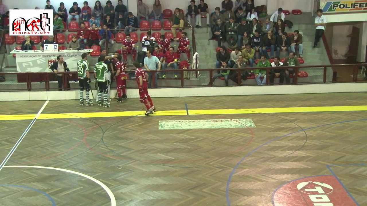 FÍSICA 4 x 2 SPORTING - 1ªDivisão Hóquei em Patins 2012/2013 - 25ªJornada