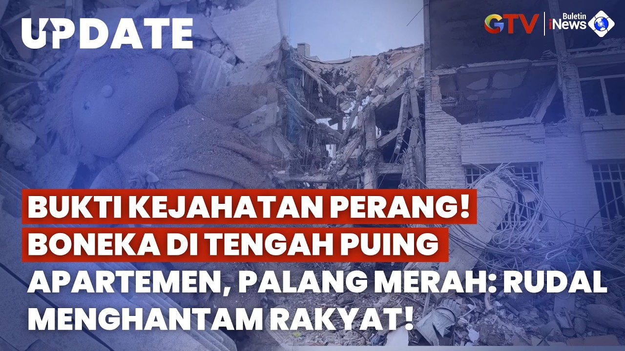 Boneka di Antara Reruntuhan: Simbol Tragedi Warga Sipil dalam Serangan Udara di Teheran
