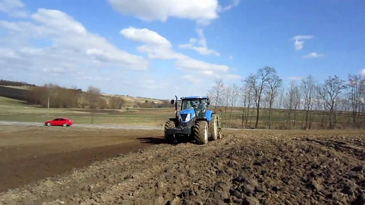 SIEW PSZENICY 2011 NEW HOLLAND 7040+AMAZONE