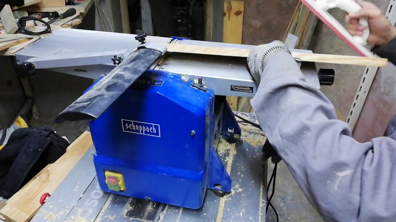 planya kalınlık makinesini tanıyalım / Scheppach HMS 850 /nasıl kullanılmalı