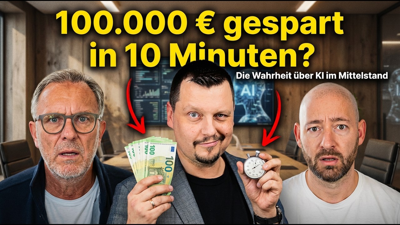 100.000 &euro; gespart in 10 Minuten? Die Wahrheit &uuml;ber KI im Mittelstand