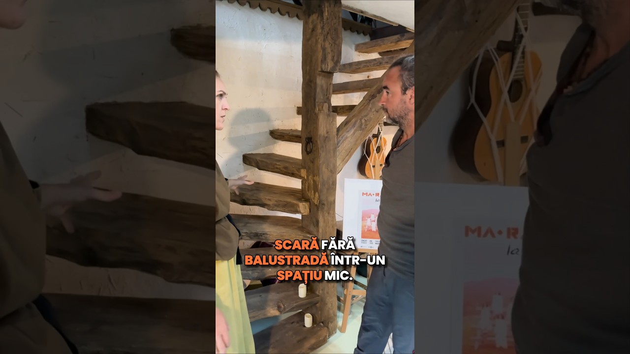 Cum se face o scară din lemn &icirc;n spațiu mic? &Icirc;ți zice Dănuț Hotea #scaralemn #casalemn #woodenstairs