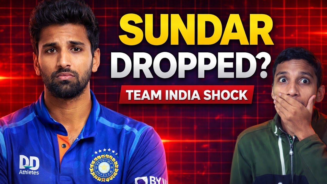 Washington Sundar ke saath bada khel? 😱 | Team India Selection Shock