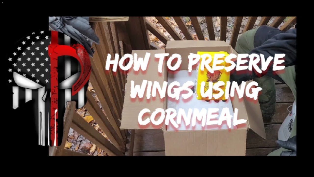 How to Preserve Wings Using Cornmeal