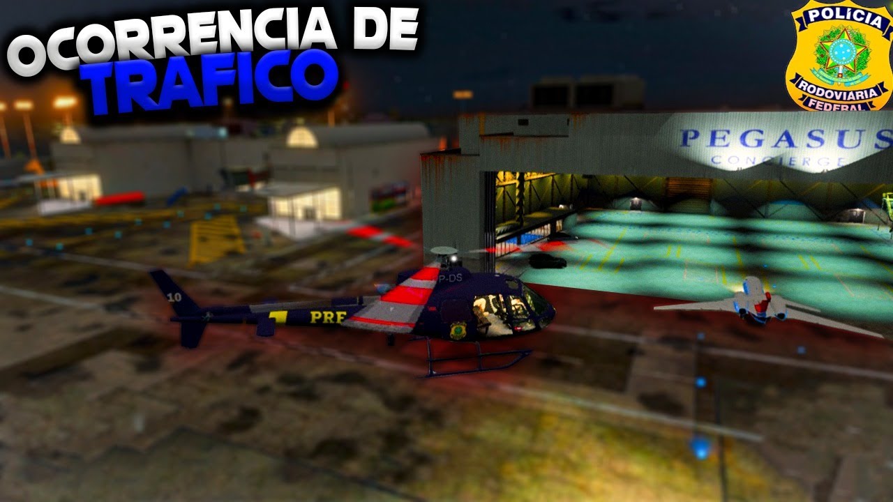 PRF AÉREO ACOMPANHAMENTO A UM AVIÃO DO TRÁFICO - GTA RP