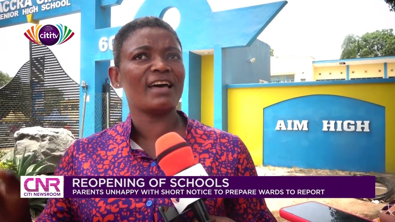 Reopening of schools: Parents unhappy with short notice to prepare wards to report