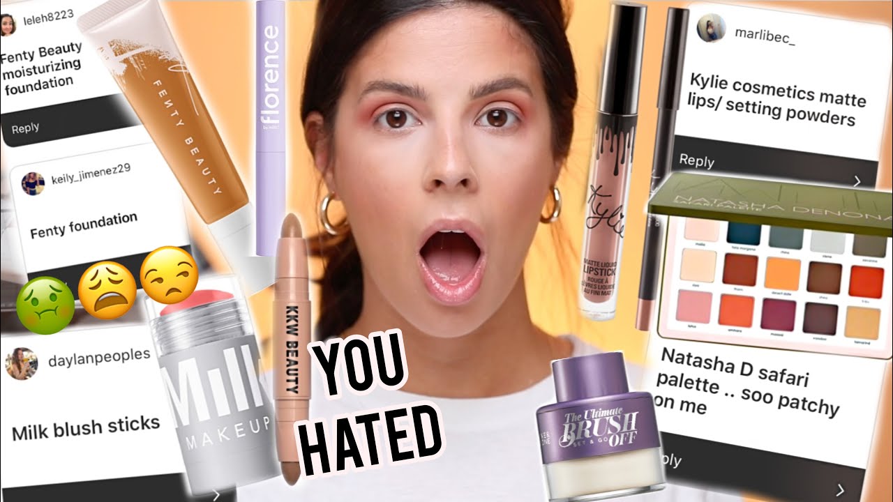 I TRIED THE MAKEUP YOU HATED THE MOST! yikesss