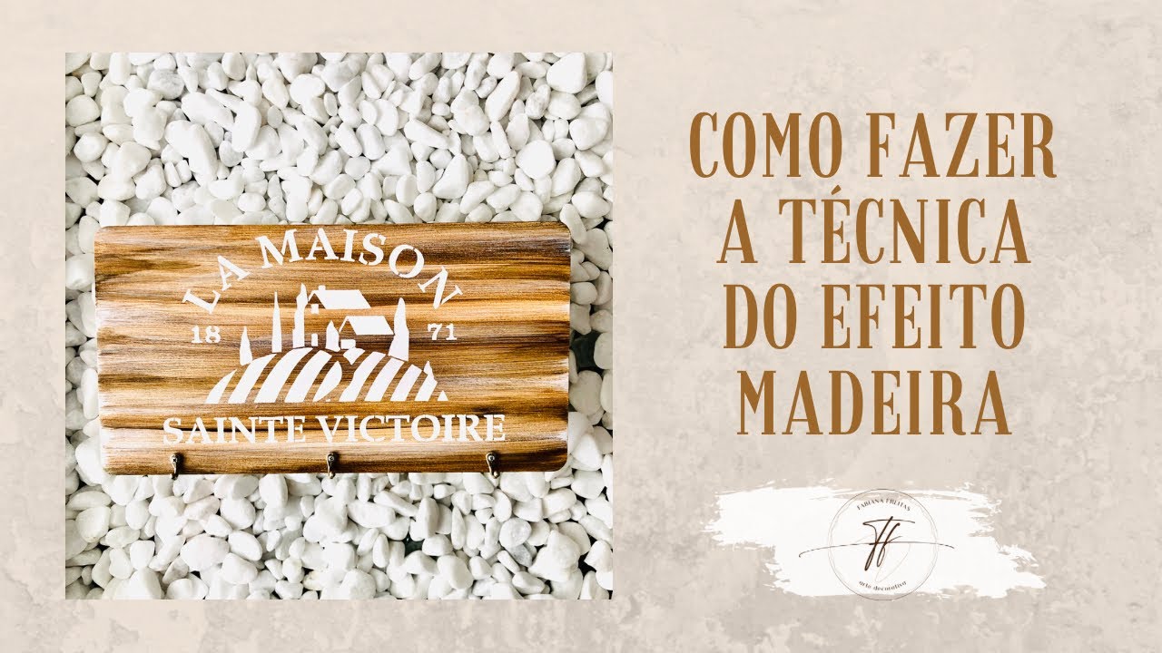 COMO FAZER A TÉCNICA DO EFEITO MADEIRA