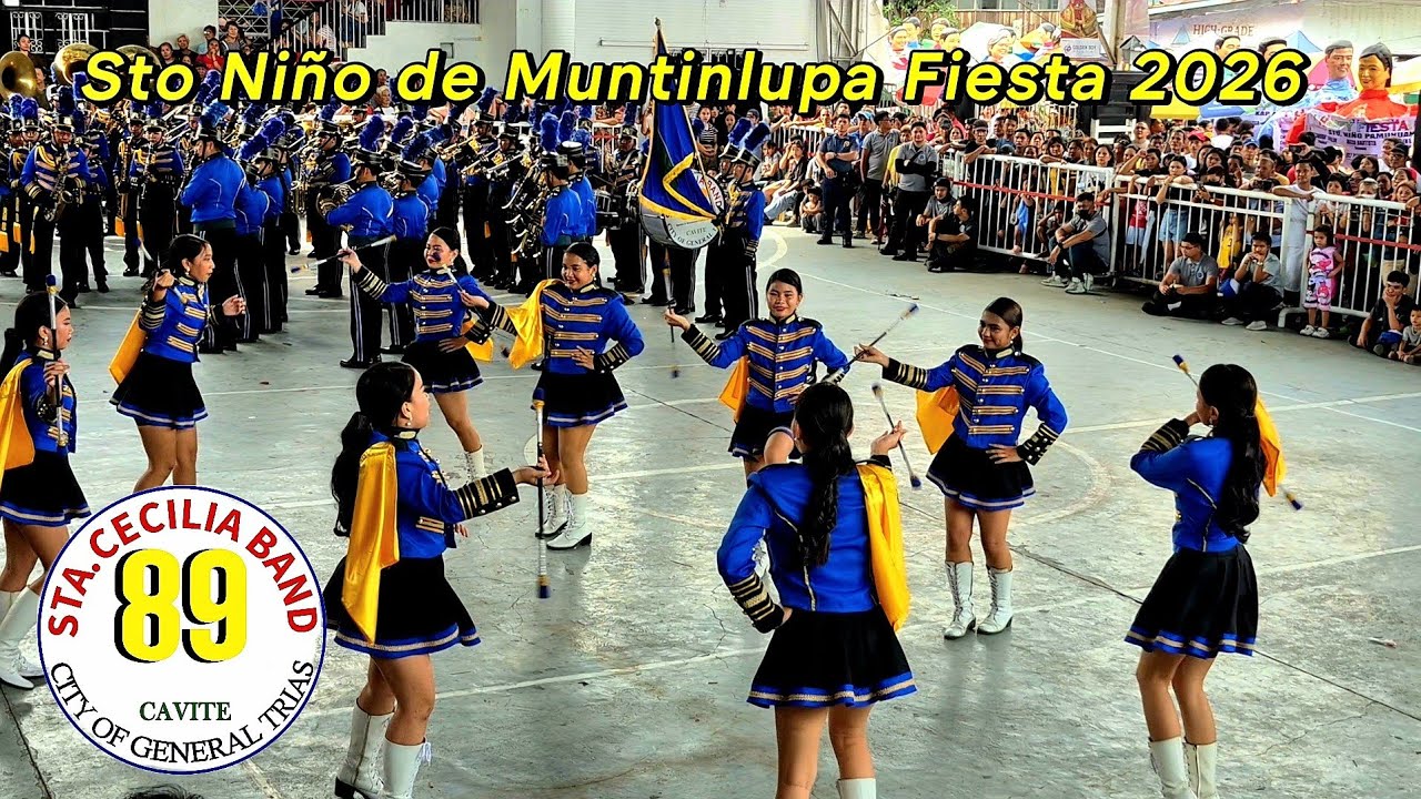 Sta Cecilia Band 89 | Sto Niño de Muntinlupa Fiesta 2026 | Exibition Performance 