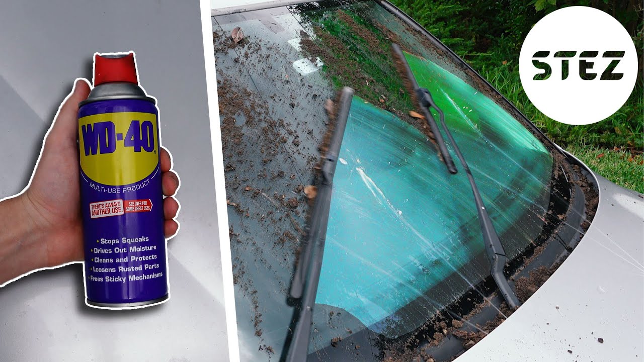 Можно ли использовать чистый WD-40 в качестве СТЕКЛООЧИСТИТЕЛЯ?