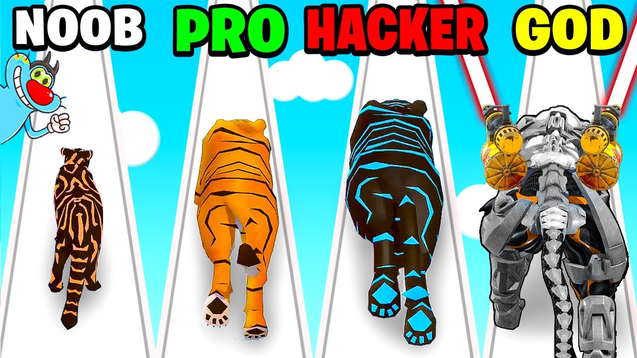NOOB vs PRO vs HACKER vs GOD | Cat Evolution :New Update | With Oggy And Jack | Rock Indian Gamer |