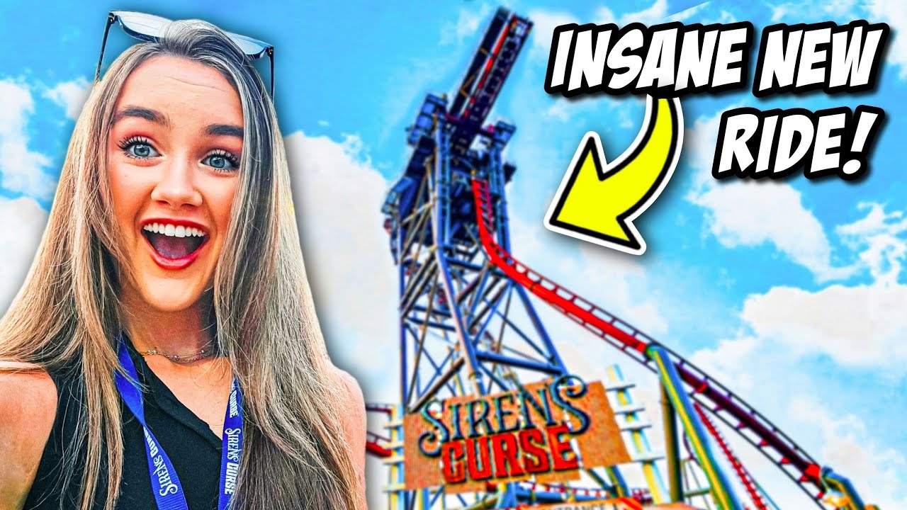 FIRST To Ride SIREN'S CURSE! | Cedar Point's NEW-For-2025 TILT COASTER