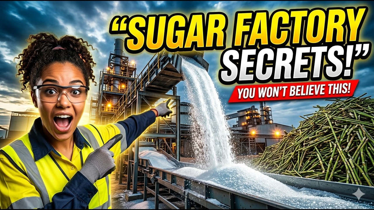 How Millions of Tons of Sugar Are Made in Factories