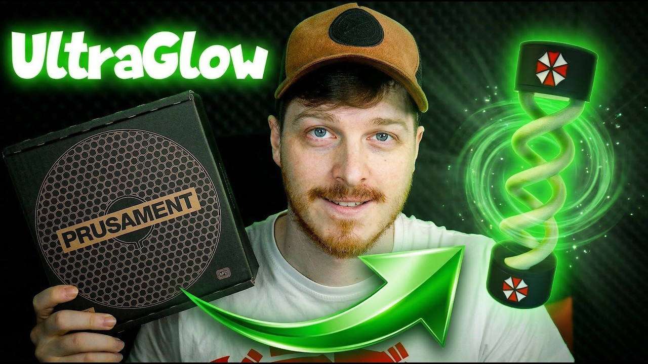 ULTRA svítivý NOVÝ filament - PRUSAMENT UltraGlow PETG - Stojí za to? | 3D Tisk
