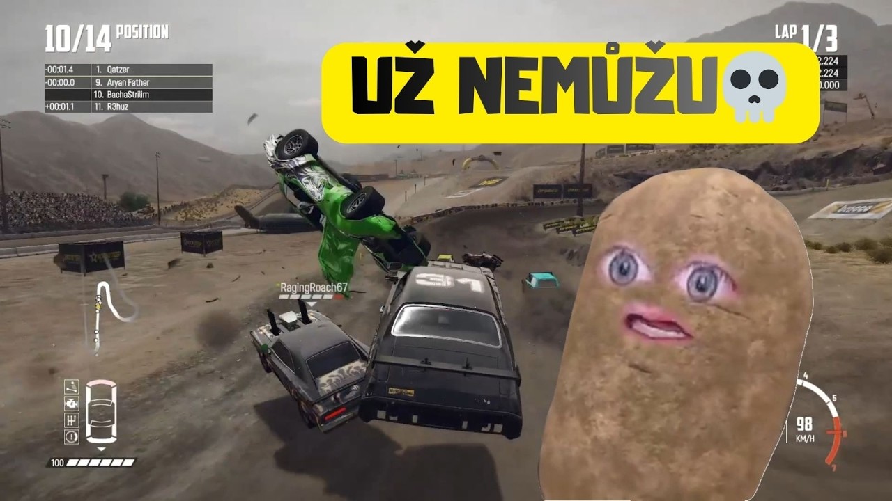 Závod skončil. Nadávky začaly. | Wreckfest