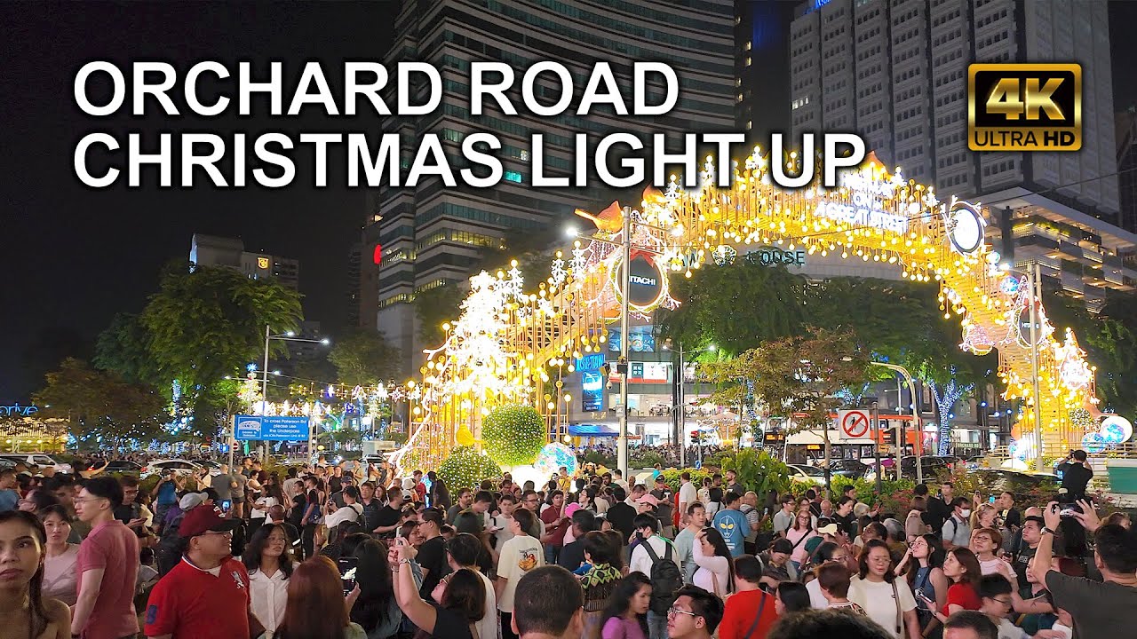Orchard Road Christmas Light Up 2024 - Christmas at Singapore's most famous street.