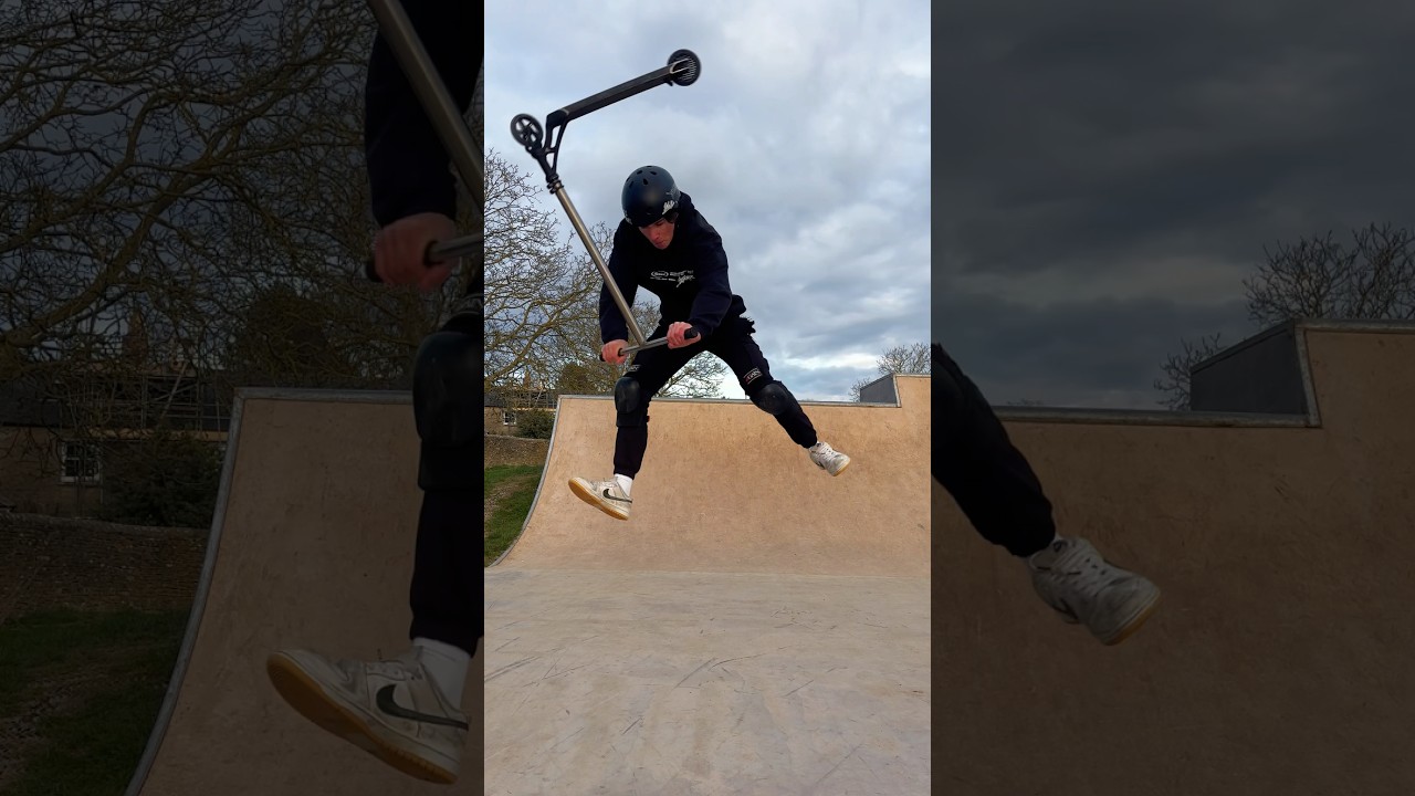 This is a bri flip flat #scooters #tricks #shorts #fyp