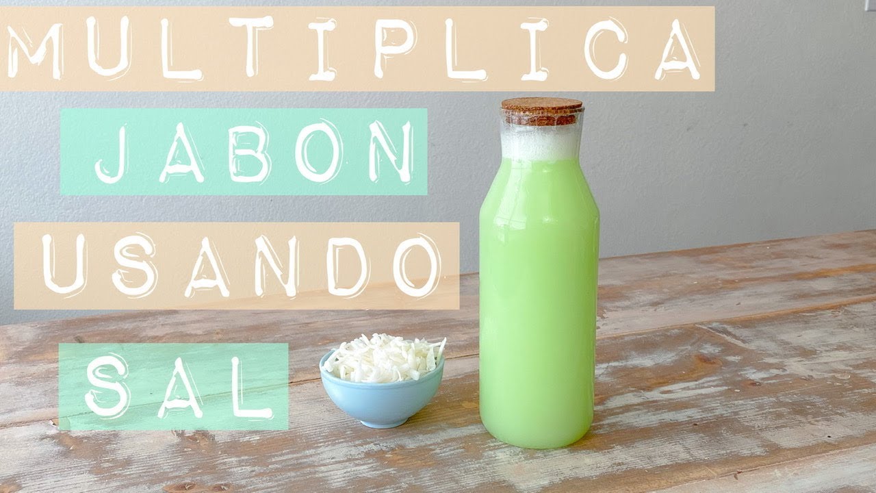 🧼 USA SAL PARA MULTIPLICAR JABÓN LÍQUIDO/ ECONÓMICO Y MUY RENDIDOR