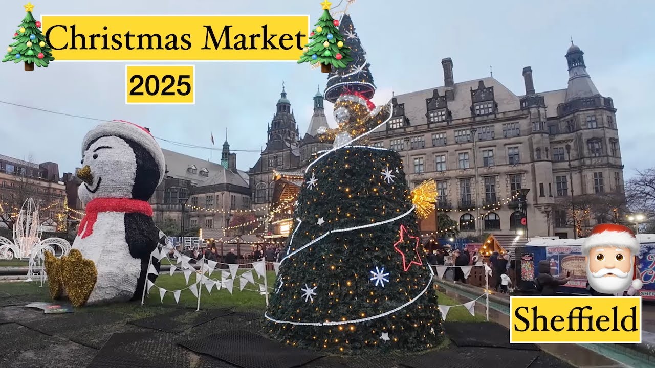 Sheffield Christmas market December 2025