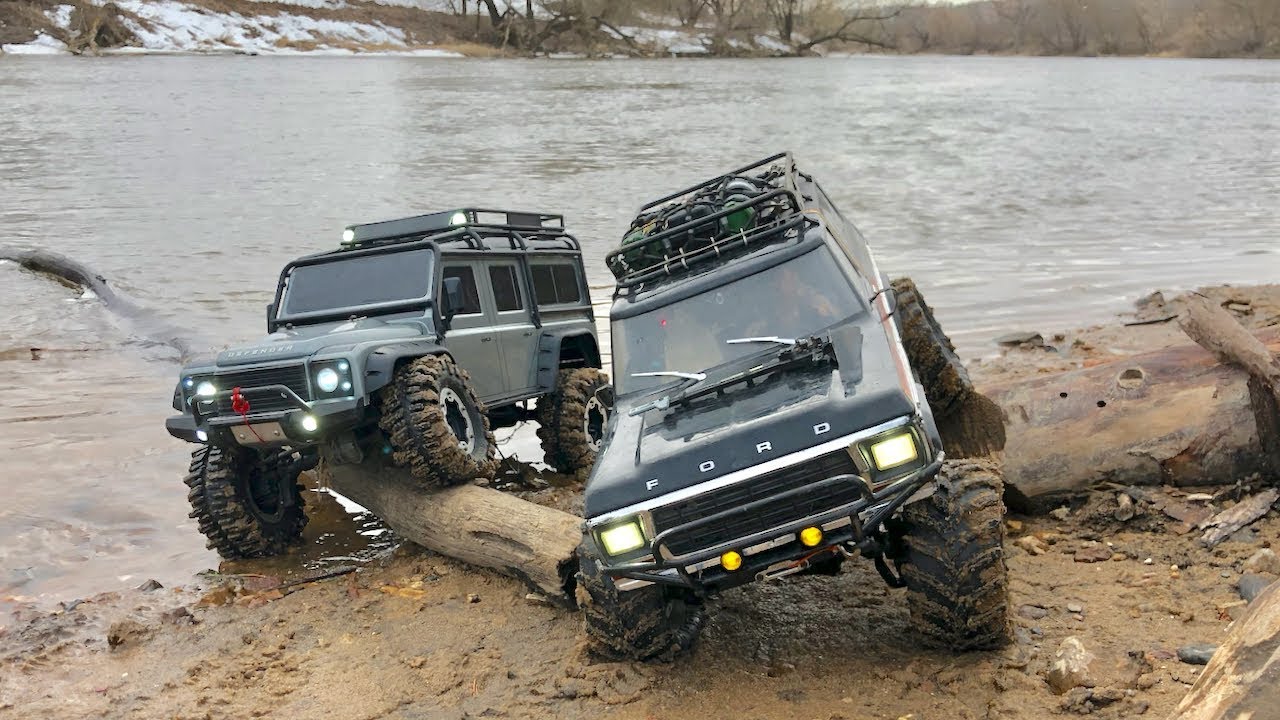 1000+$ Traxxas TRX4 in a Long Muddy Trip