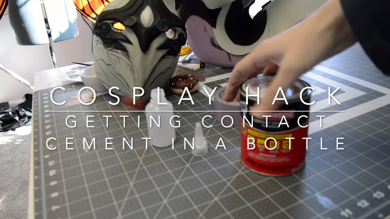 Cosplay Hack: Getting Contact Cement From Jar to Bottle with NO MESS