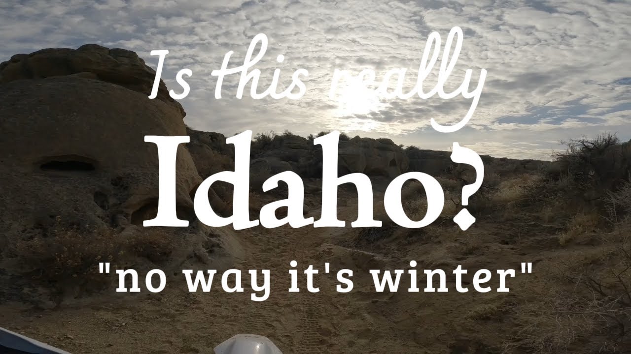 Is this Really Idaho - Couple Days of Dirt Biking Over the New Year!