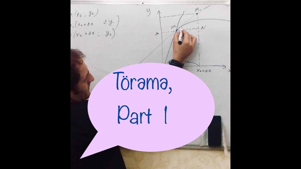 Törəmə, Törəmənin Həndəsi mənası (Part 1)
