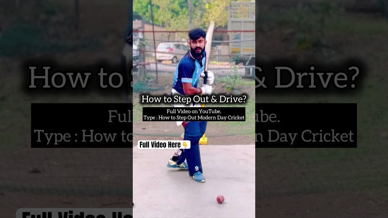 How to STEP OUT & Drive against SPINNERS!?🔥#cricket #battingsession #mdcxfam #shorts #ipl2024 #ipl
