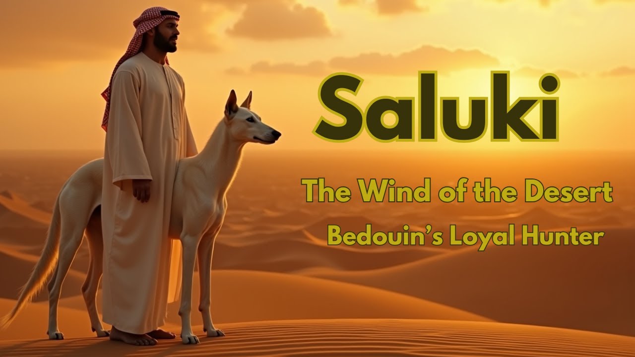 🐕🏜️ Desert Guardians: The Legendary Saluki & Its Timeless Bond with the Bedouin 🏇🌅 #saluki