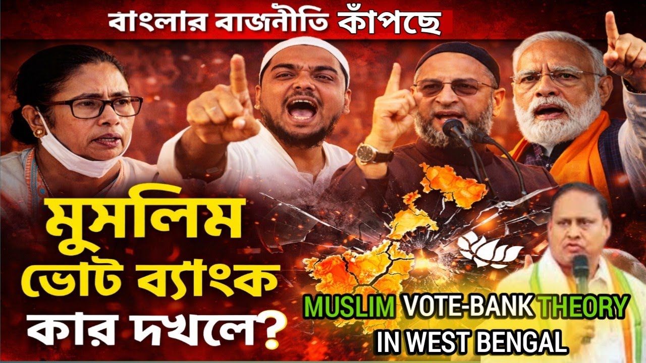 পশ্চিমবঙ্গের রাজনীতিতে মুসলিম ভোটব্যাংক থিওরি | মিথ্যা না বাস্তব? | বাংলার মুসলীম ভোট কার দখলে?
