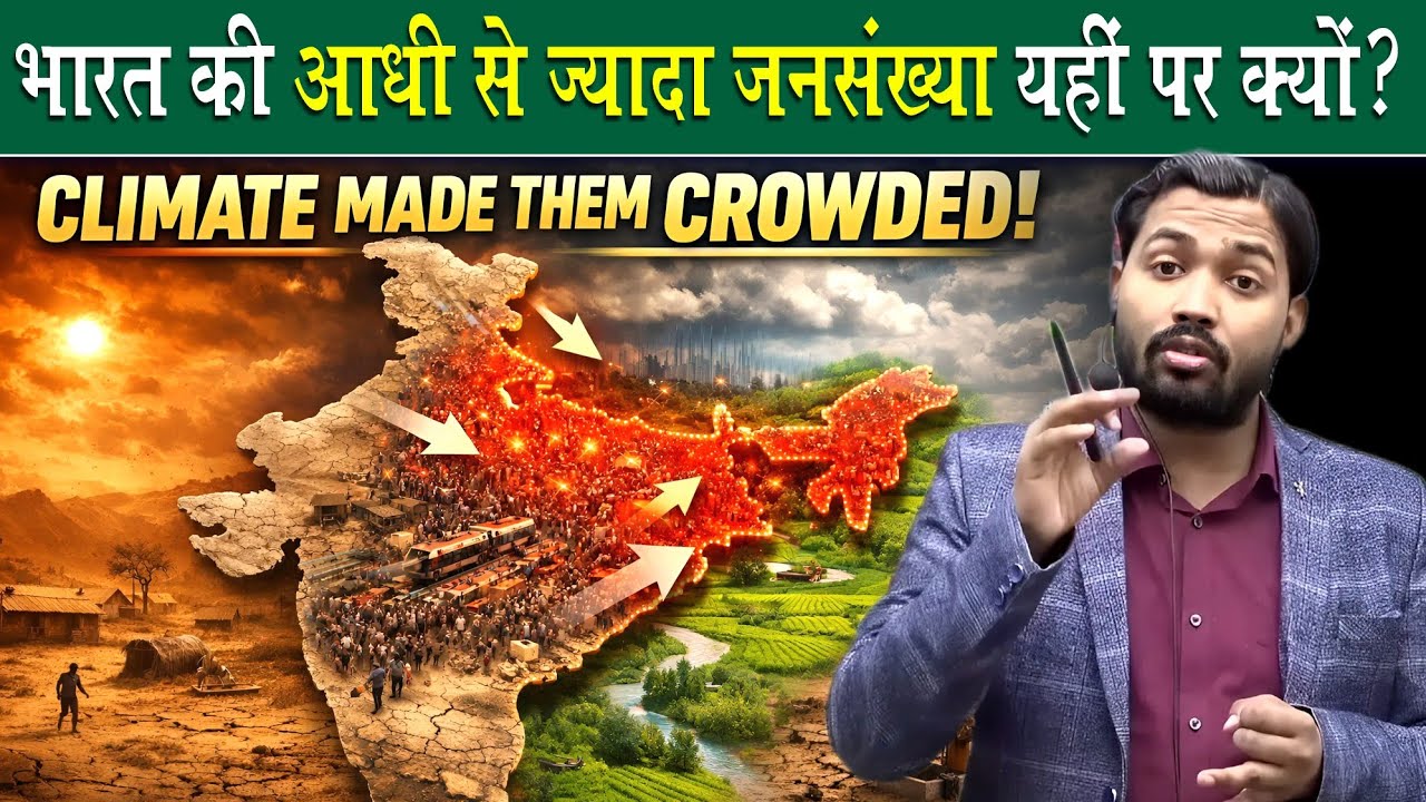 भारत की आधी से ज्यादा संख्या यहीं पर क्यों रहती है? 